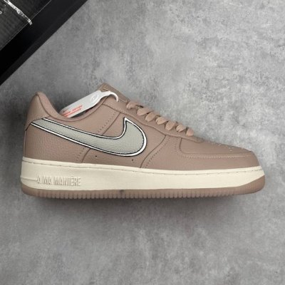 Local Core Private A Ma Mani Re X Nike Air Force 1'07 Low Joint Model Pink Brown