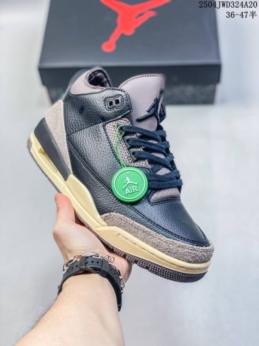 Company-Level Air Jordan 3 Retro Michael Jordan Aj3 Generation Mid-Top Retro Cas