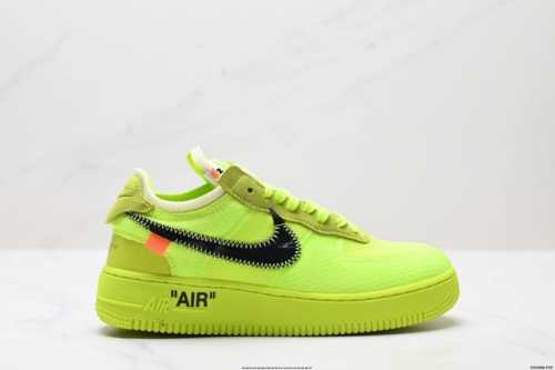 Corporate Off-White X Nike Air Force 1 Ow Joint Air Force One Lemon Yellow All-B