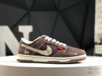 Nike High-End Customized Nike Sb Dunk Low Stussy Snake Year Limited Edition Brow