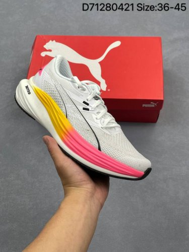 Brand New Puma White Classic Star Series Low-Top Mesh Retro All-Match Casual Spo