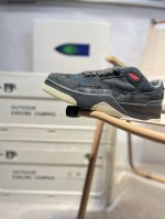 Nike Air Jordan 4 Retro Og Mid-Cut Michael Jordan Aj4 Generation 4 Retro Leisure
