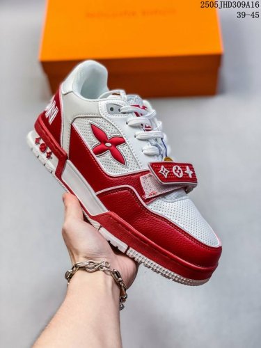 louis Vuitton Louis Vuitton Men's And Women's Shoes Are Equipped With A Thick