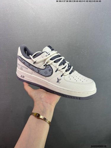 Core Private Company-Level Air Force 1 Low Beige Gray And Red Double Small Hook