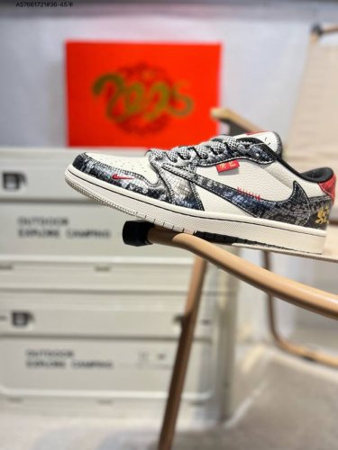Company-Level Top Layer Leather Snake Year Limited Edition X Jordan Air Jordan 1