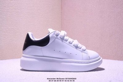Italian High-End Brand-Alexander Mcqueen Oversized Exaggerated-Sole Suede Leathe