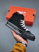 Converse Chuck 1970S Black Lace Sweet Punk-Style High-Top Canvas Shoe Sizes: 35-