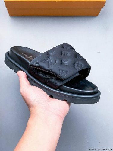 Collection Louis Vuitton Louis Vuitton Concave Print Pattern Non-Slip Lv Slipper