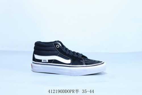 Vans Vault Og Sk8-Mid High-Top Vans Official Premium Line Simple Casual Canvas S