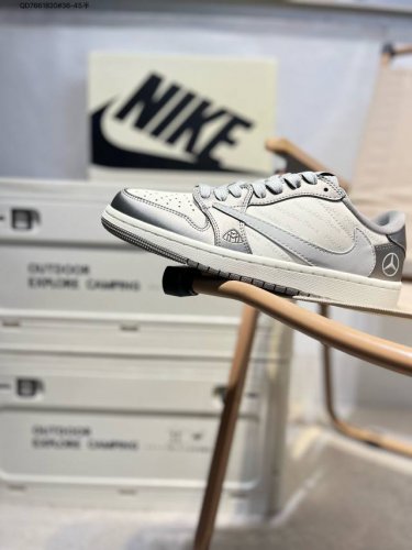 Company-Level Top-Layer Leather Jordan Air Jordan 1 Low Aj1 Low-Top Series Baske