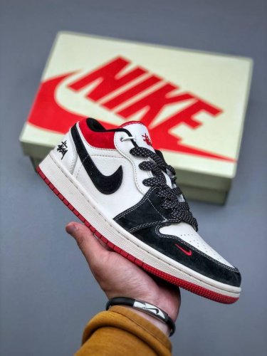 Travis Scott X Nike Air Jordan 1 Low Reverse Hook Pure Original Version The Whol