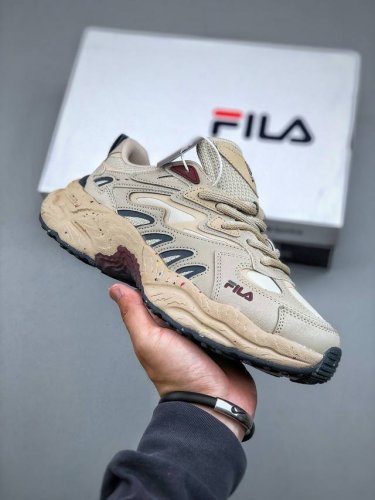 Fila Fern Fern Grass Series Dad-Style Height-Increasing Retro Unisex Casual Runn