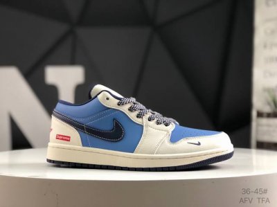 Nike Qiao Yi White Deep Blue Double Swoosh Dunk Series Low-Top Casual Sports Ska