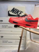 Air Force 1'07 Low Low-Top Casual Skate Shoes #Custom Leather Material Original
