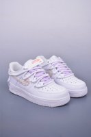 Nike Air Force 1 Low White And Purple Chanel Style Original Last And Original Ca
