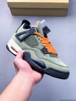 Two-Layer Authentic Label! Air Jordan 4 Aj4 Mid-Top Retro Casual Sports Culture