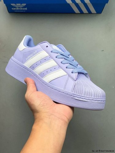 Company Level! Adidas Superstar Xlg Shell Toe Thick Sole Heightened Versatile Ca
