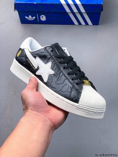 Corporate Adidas Superstar Xa Bathing Ape Shell Head Men's And Women's Casual Sh