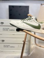 Company-Level Top Layer Leather Supreme X Jordan Air Jordan 1 Low Aj1 Low-Top Se