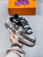 Company-Grade Mlb Ny Printed Influencer Dad Shoes Graffiti Pranks 6Cm Insole Hei