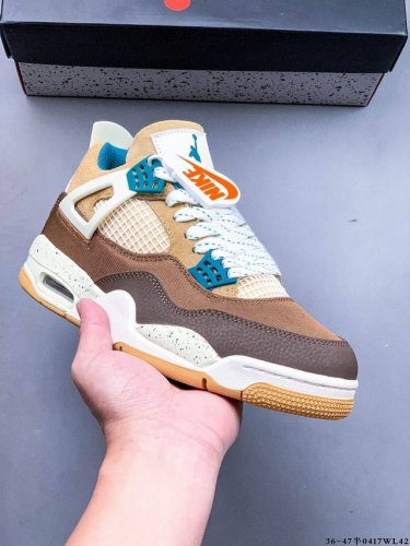 Company Level! Air Jordan 4 Retro Og Cement Aj4 Joe 4 Retro Casual Sports Basket