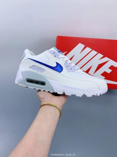 Company-Grade Nike Air Max 90 Classic Retro Cushioned Running Shoes The Upper Is