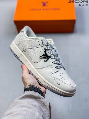 Overseas Bestseller Limited Release! Nike Sb Dunk Low Lv Collaboration Neutral G