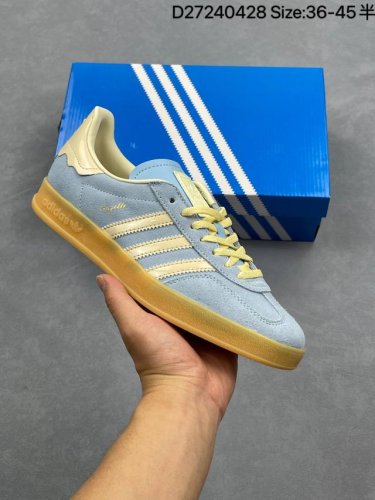 Adidas Originals Gazelle Indoor Retro Clover Anti-Slip Transparent Rubber Sneake