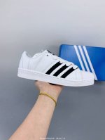 Adidas Superstar Trefoil Classic Shell Toe Series New Casual Shoes Trendy Men's