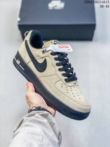 Company-Level Half-Size Nike Air Force 1'07 Low Air Force One Low-Top Versatile