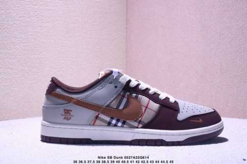 Overseas Hot-Selling Limited Edition High-End Customized Nike Sb Dunk Low Burber