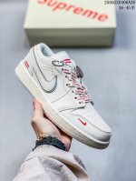 Overseas Hit Limited Sale Nike Jordan Air Jordan 1 Supreme Joint Beige Crystal B