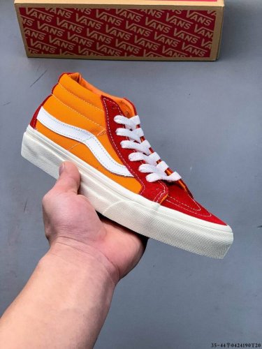 Picture Collection Company-Level Vulcanized Sole! Vans Sk8-Mid Slim Mid-Cut Fash