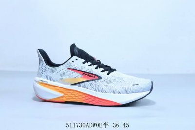 Brooks Glycerin Max Fresh Color-Block Retro Running Shoes Breathable Comfortable