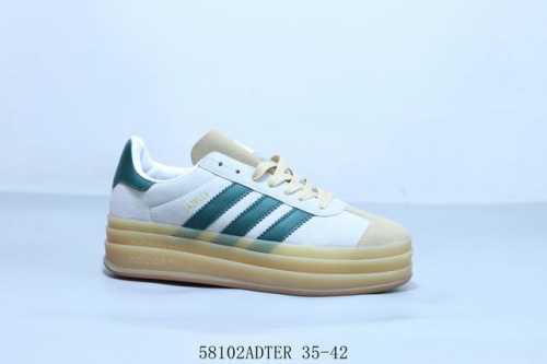 Adidas Adidas Gazelle Bold Low-Top Durable Thick-Soled Height-Increasing Skate S