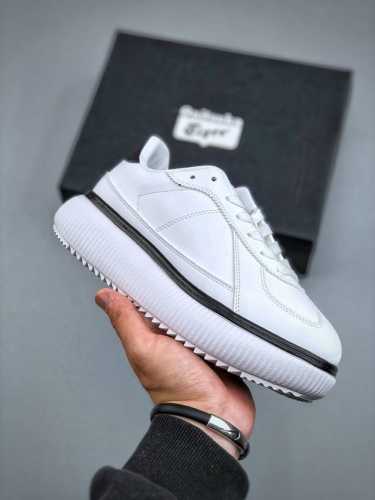 Onitsuka Tiger Delecity Thick-Soled Sports Shoes, Durable, Low-Top, Casual Shoes