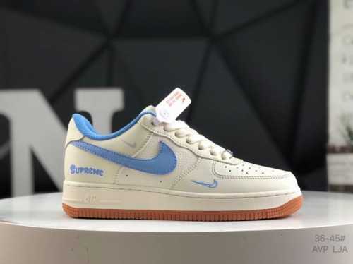 Company-Level Half-Size Nike Air Force 7 Air Force One Low-Top Versatile Casual