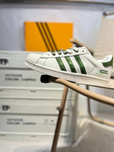 supreme X Adidas Originals Superstar Classic Color Classic Shell Head Officia