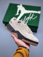 Jordan Flight Court Gray Black Company-Grade Production Highly Recommended Air J