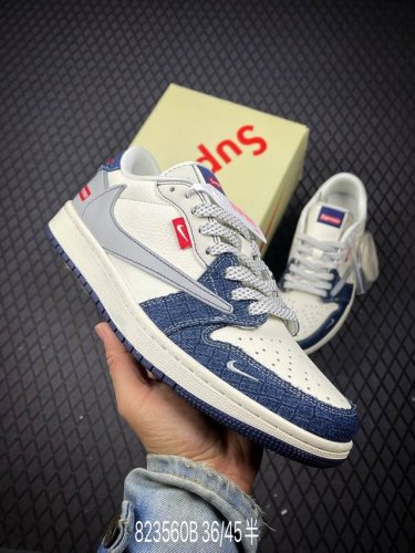 B Corporate-Level Aj1 Travis Scott X Air Jordan 1 "Reverse Mocha" Aj1 Joe 1 Ts L
