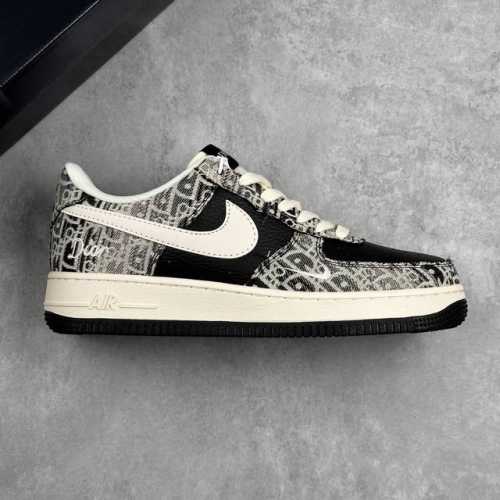 Local Core Private Nike Air Force 1 '07 Low Dior Collaboration Patterned Black A