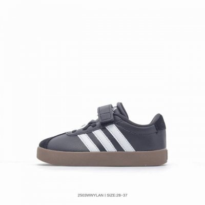 Adidas Vl Court 3.0 Shoes Tennis Sports Kids' Casual Sneakers Id9151 Size: 28 29