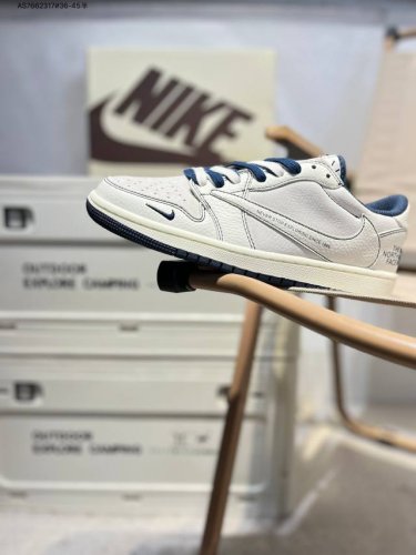 Company-Level First-Layer Leather Jordan Air Jordan 1 Low Aj1 Low-Top Series Bas