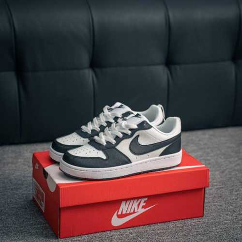 Core Private Nike Court Borough Low Low-Top Versatile Breathable Casual Sports S