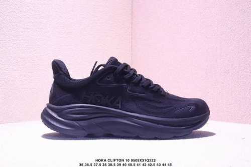 Hoka One One Clifton 10 Fashionable Wide Slip-Resistant Durable Low-Top Casual R