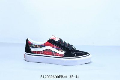 Vansoldskool 36Dxanaheim Black Scottish Plaid Liu Yaowen Same Style Men's And Wo