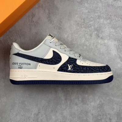 Local Core Private Nike Air Force 1'07 Low Lv Joint Blue Stone Pattern Air Force