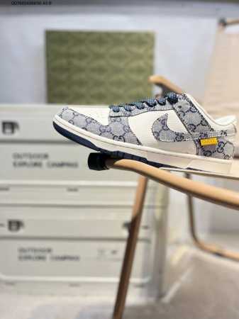 Nike Sb Dunk Low Gucci Collaboration Anniversary Premium Custom Low-Top Casual S - Click Image to Close