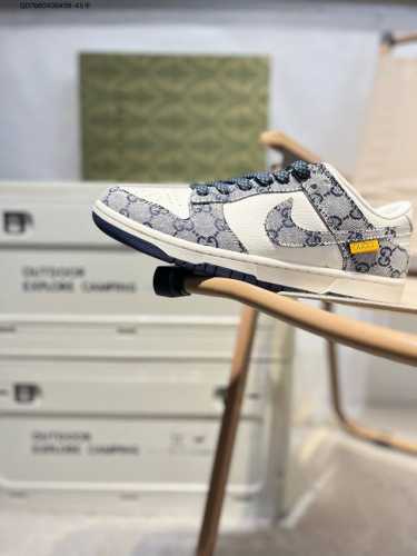 Nike Sb Dunk Low Gucci Collaboration Anniversary Premium Custom Low-Top Casual S