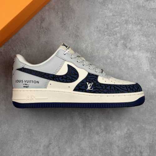 Local Core Private Nike Air Force 1'07 Low Lv Joint Blue Stone Pattern Air Force